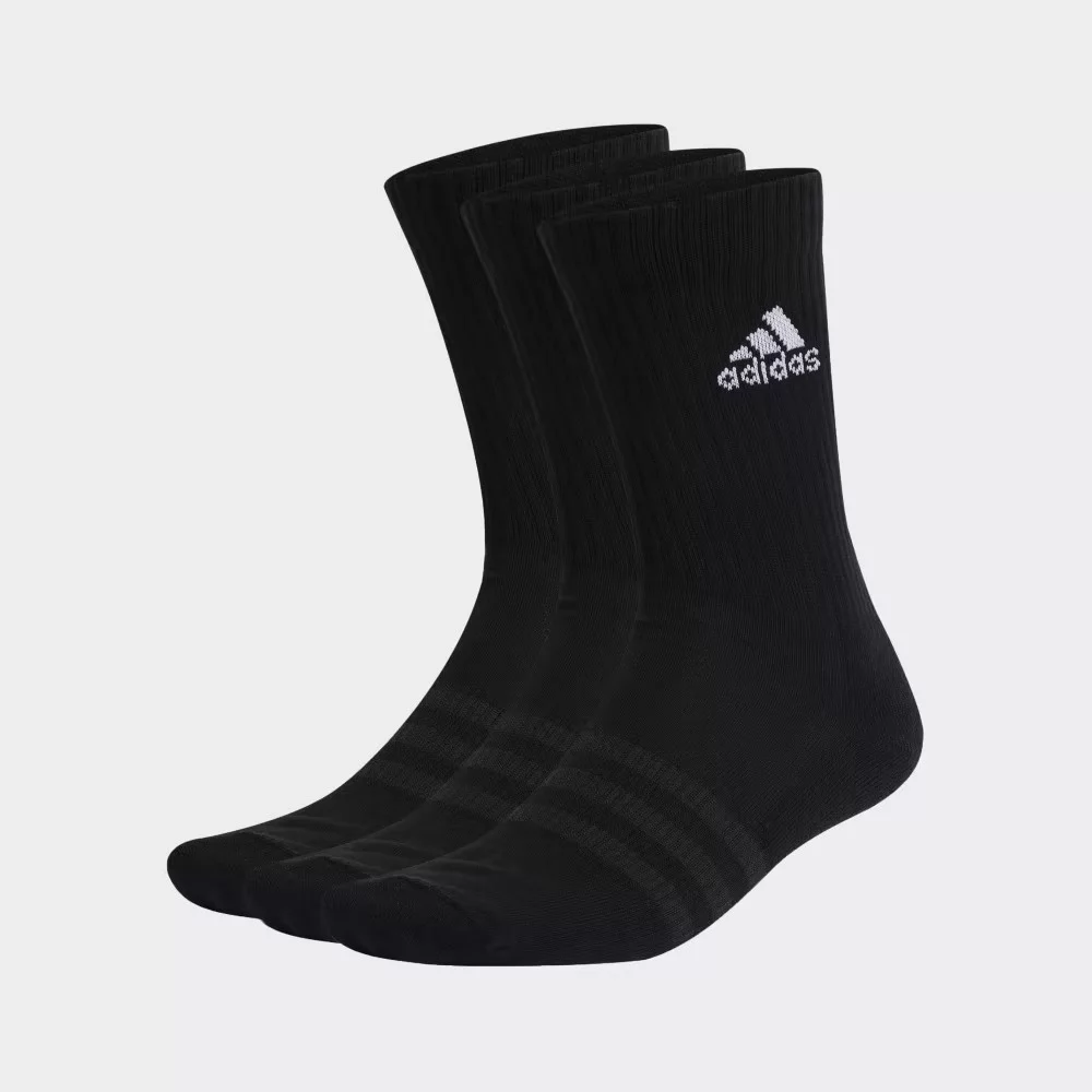 Adidas Men Cushion 3 Pairs Crew Ankle Socks