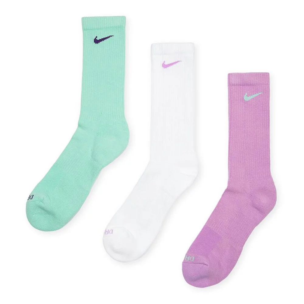 Nike Unisex Everyday Plus 3PK Crew Socks M Medium