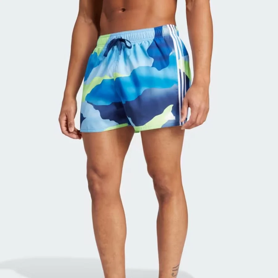 Adidas Escape Camo 3-Stripes Cix Swim Shorts