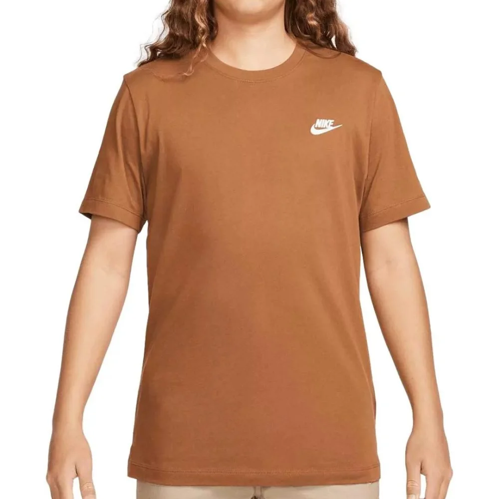 Nike T-Shirt M Nsw Club Tee Brown
