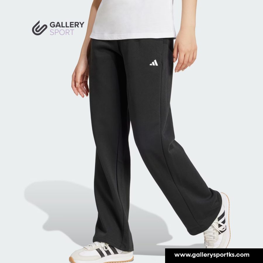 Adidas Essentials Small Logo Feel Cozy Open-Hem Pants