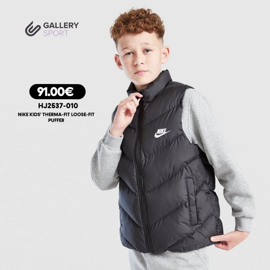 Nike All Day Play Older Kids' Therma-FIT Loose-Fit Puffer Gilet