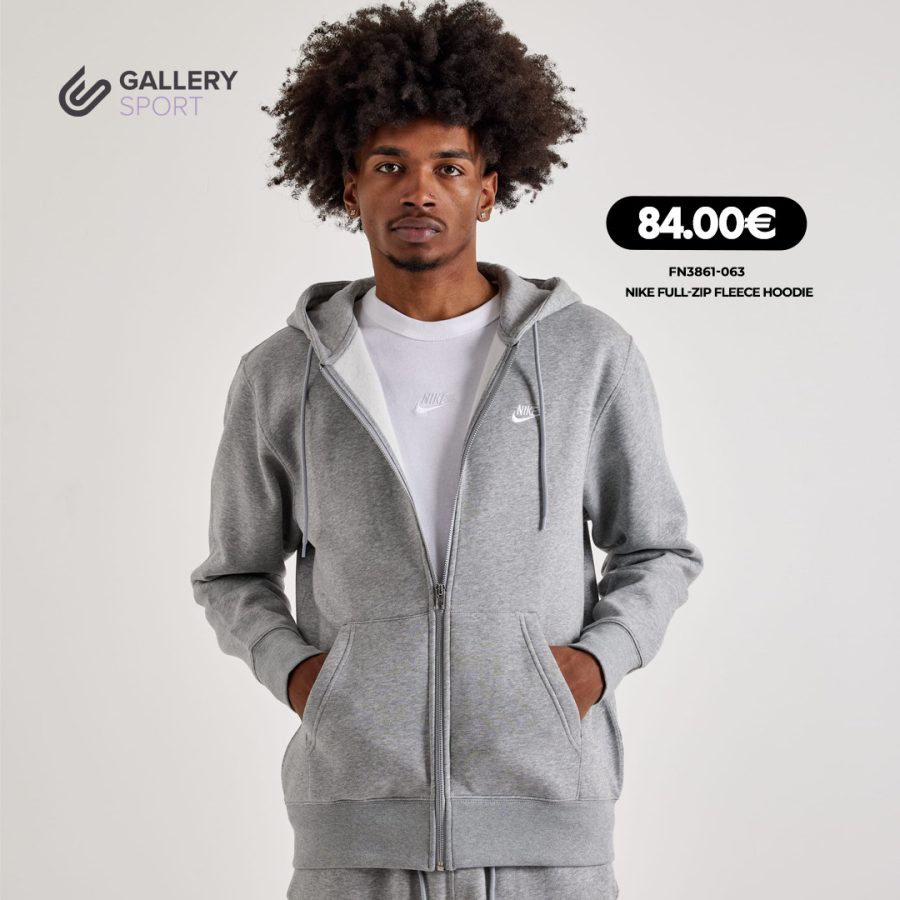 NIKE FULL-ZIP FLEECE HOODIE