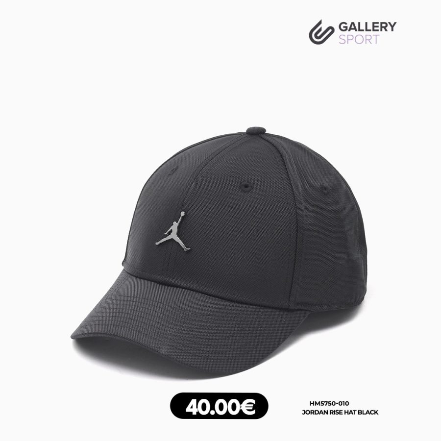 JORDAN RISE HAT BLACK